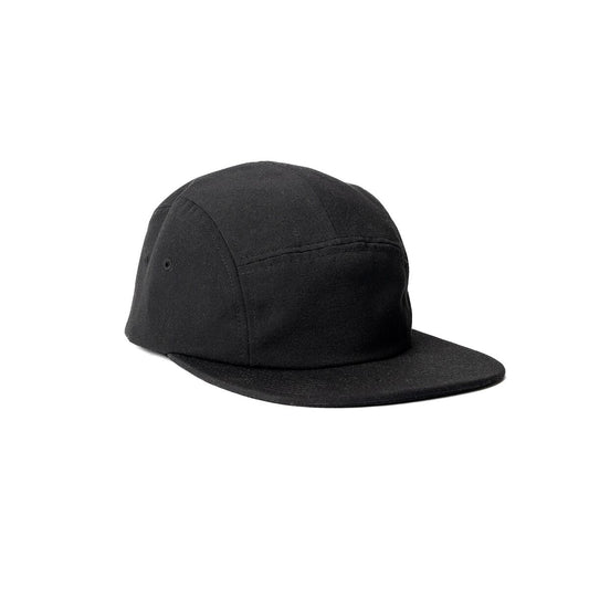 recycled-poly-flat-brim-5-panel-hat-v4 Web_PDP-FlatBrim5PanelHat_Studio_Front_Black.jpg